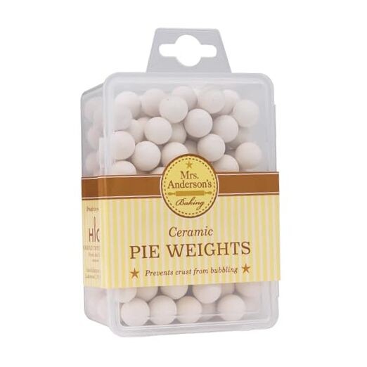 Ceramic Pie Crust Weights, 135 Count, Natural Stoneware, For Single, Ceramic