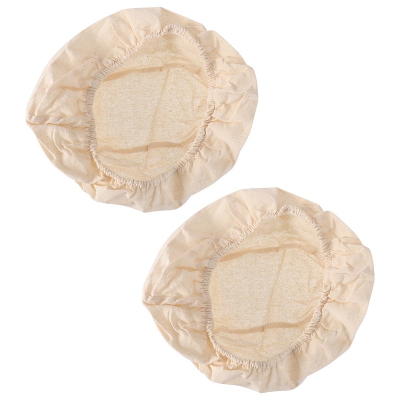 2PCS Oval Bread Basket Cloth Covers Liners for Home Bakery Kitchen gallery