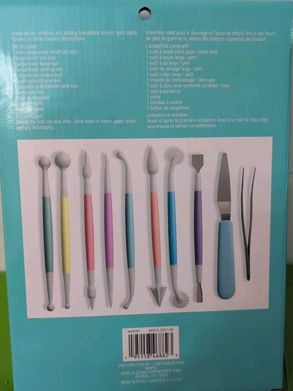 Fondant & Gum Paste Tool Set 11 Pieces Celebrate It NIB gallery
