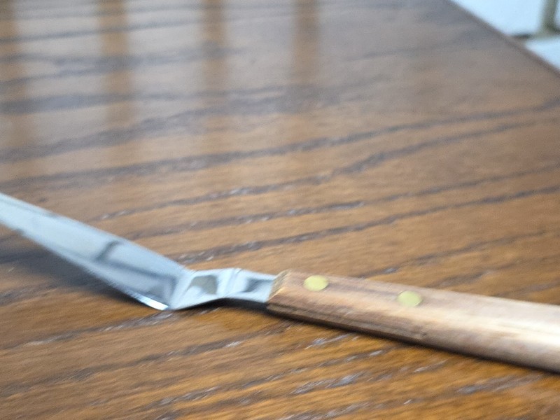 WILTON Stainless Steel Blade Icing Spatula Wood Handle 12" Japan gallery