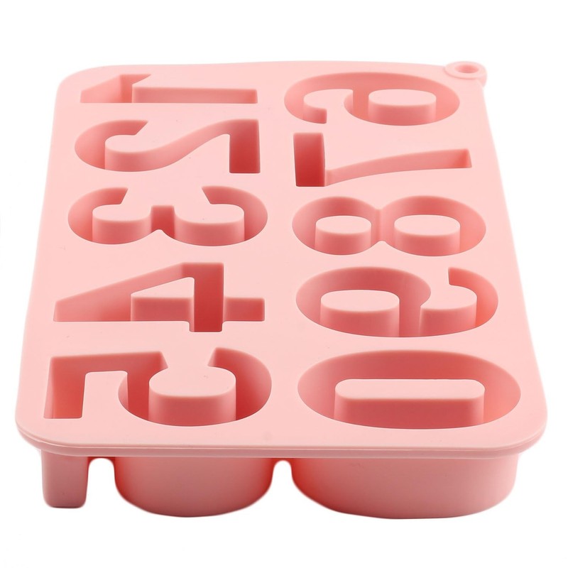 10 Cavity Number Silicone Candy Molds 09 Digital Chocolate Birthday Cake gallery