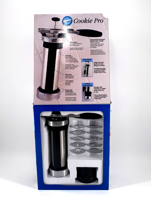 NIB Wilton Cookie Pro World‘s Best 10 Disk Cookie Press gallery