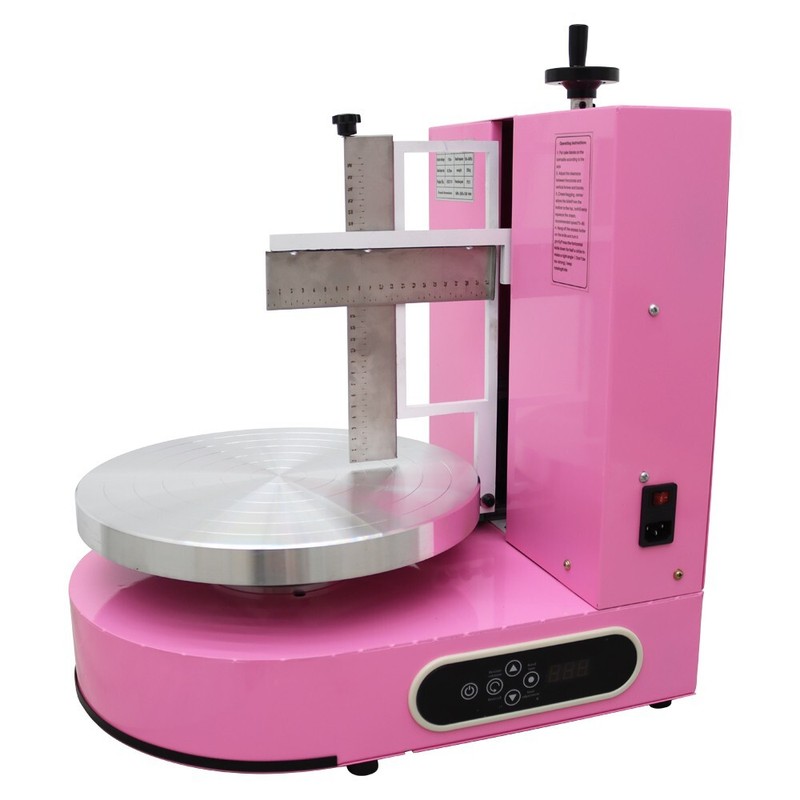 Pink Cake Cream Spreading Coating Smearing Machine 110V