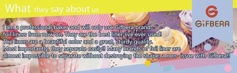 Gifbera Bright Rainbow Jumbo Cupcake Liners 400-Count, Large Solid Colorful gallery