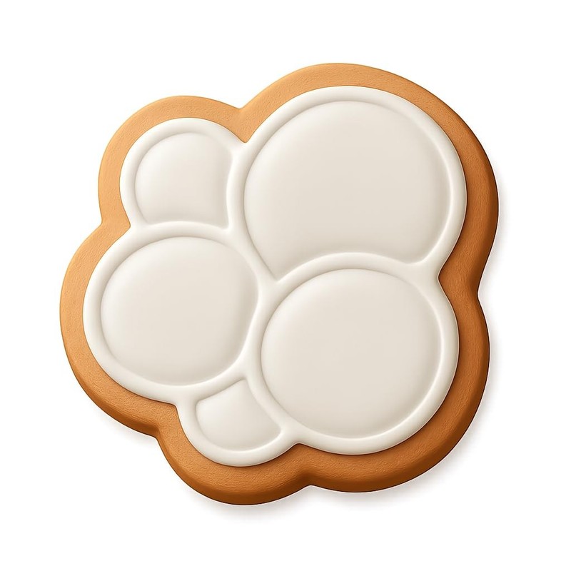 Clustered Solar Planets Cookie Cutter & Stamp, Fondant & Clay – 4×3.8
