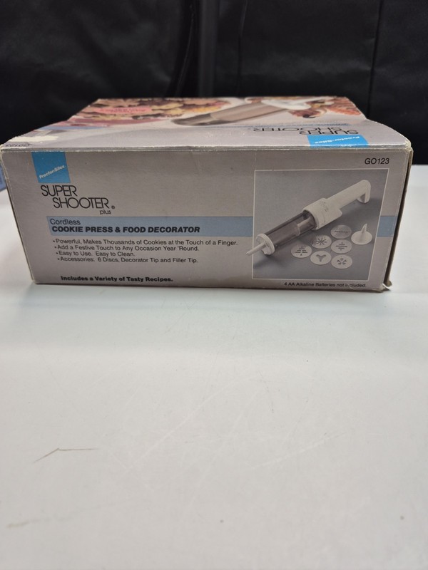 Proctor Silex Super Shooter Plus Cordless Cookie Press & Food Decorator gallery