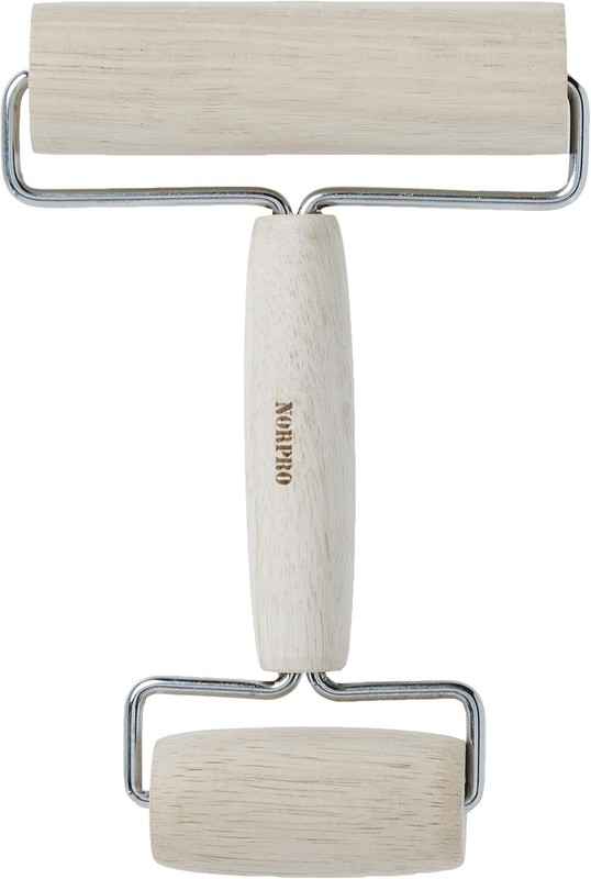 4in Norpro Beech Wood Pastry & Pizza Roller – Essential Baking Companion
