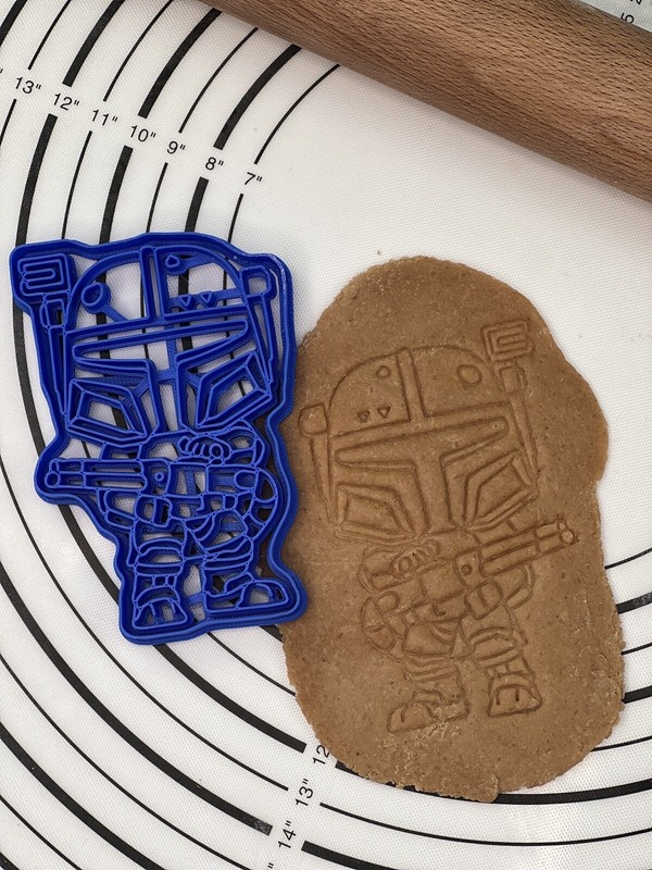 Heavy Infantry Mandalorian Cookie Cutter & Mold Produced by 3D Kitchen Art gallery