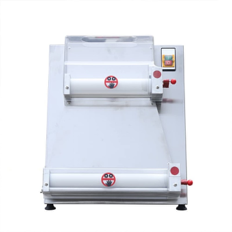 Pizza Press Machine 15 Inch 110V Automatic Dough Roller Sheeter 240-300 Pcs/hr