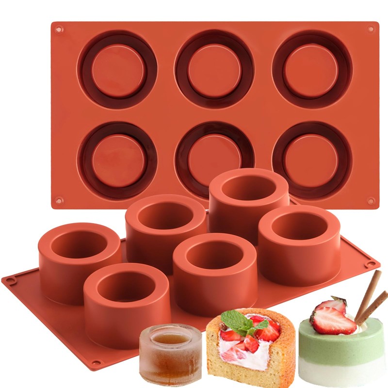 JOERSH Chocolate Candy Silicone Mold, 2Pcs
