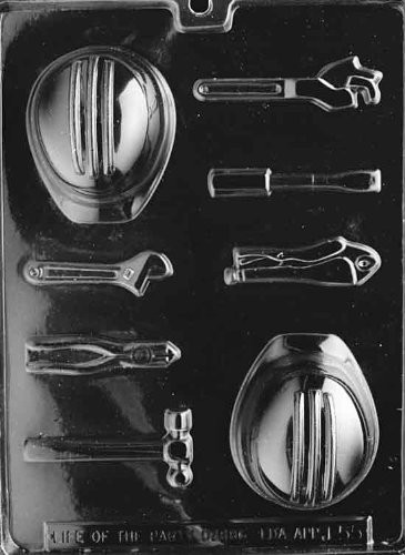 J055 Hard Hat Tools Chocolate Candy Mold With Molding Instructions Tool