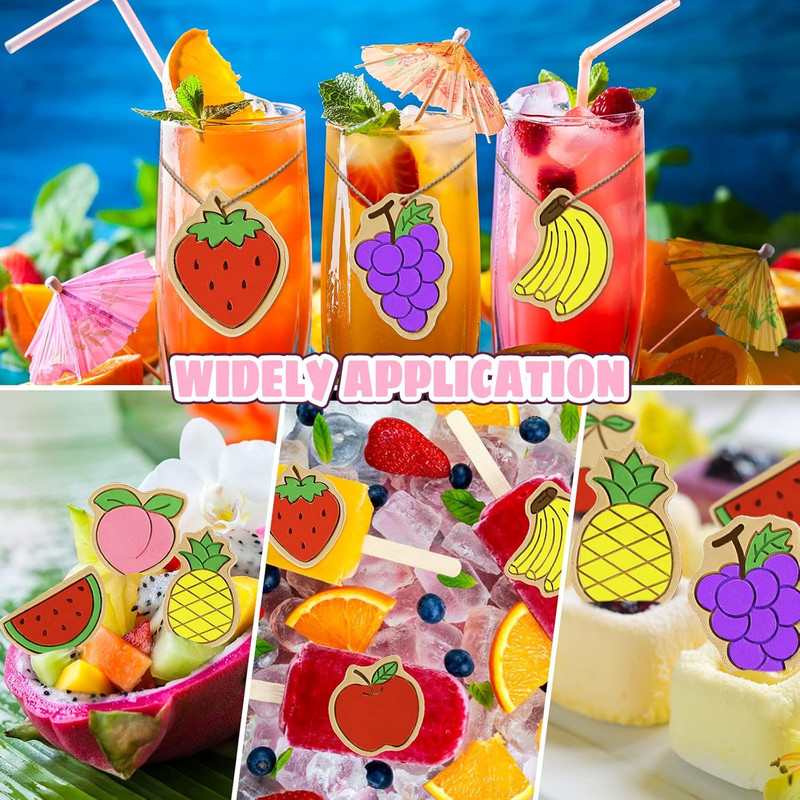Rozer 8 Pcs Fruit Cookie Cutters with Plunger Stamps Set Christmas Fondant Cutte gallery