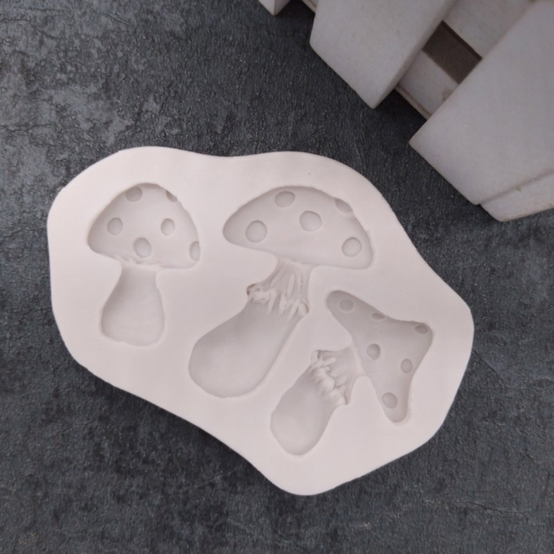 Mushroom Silicone Mold Mushroom Cake Mold Vegetable Fudge Candy Dessert Mold gallery