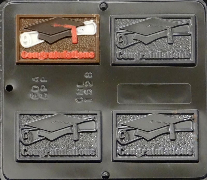 Graduation Card Chocolate Candy Mold 1528 NEW