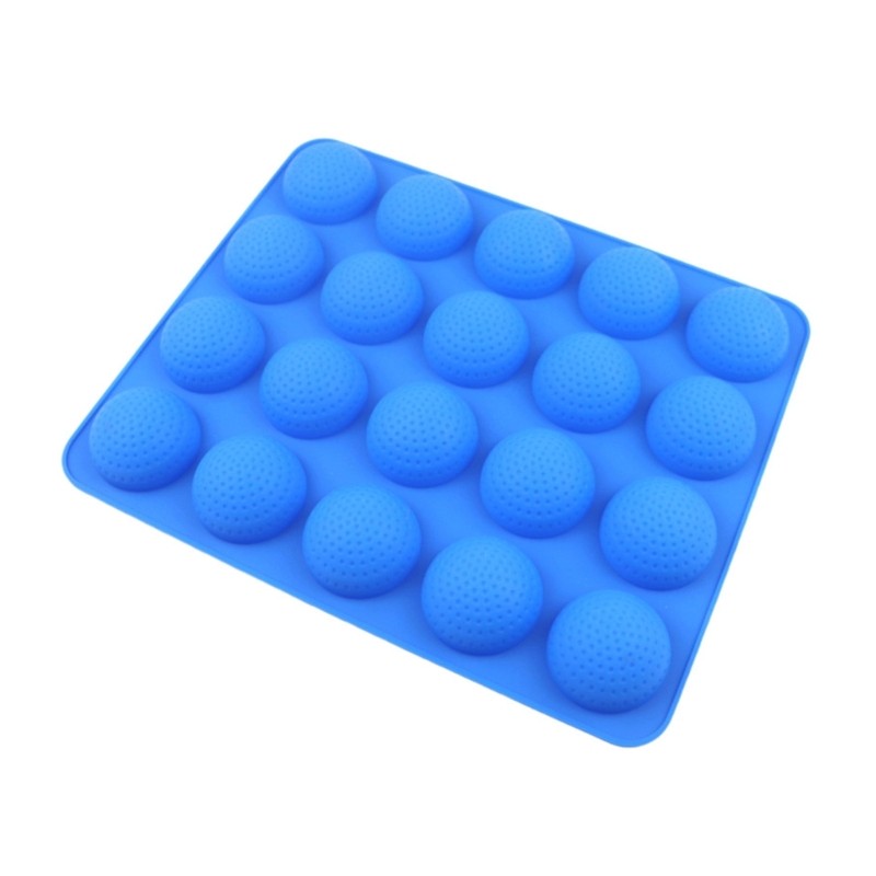 20 Sphere Silicone Cake Mold Flexible Grade Material For Creative Cooking
