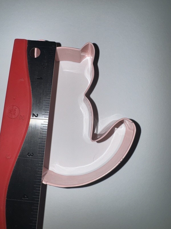 Threshold Cat Shaped Cookie Cutter Pink NWOT gallery