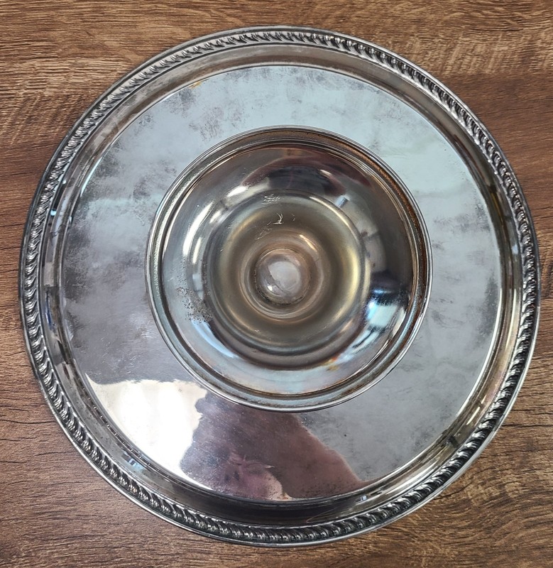 WM Rogers Silverplate Cake Stand gallery