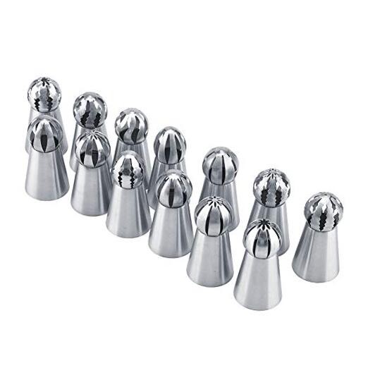 13-Piece Professional Cake Decorating Kit with Frosting Tips, Piping Bags, gallery