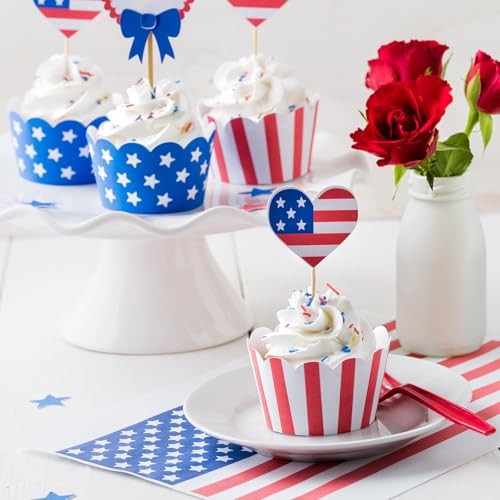 4th of July Red White Blue Patriotic Sprinkles for Cake Decorating gallery
