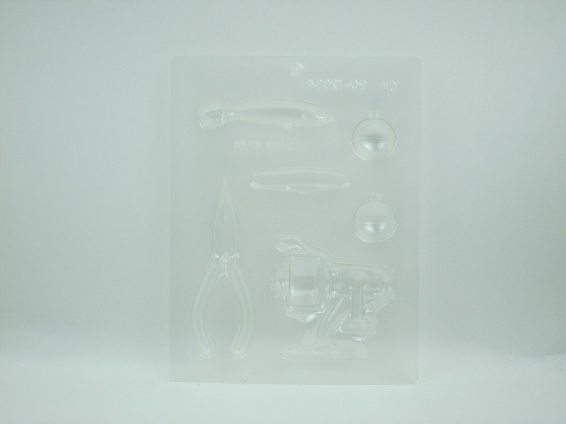 Candy Mold Assorted Fishing Shapes Clear Plastic CK Products 90-12884 gallery