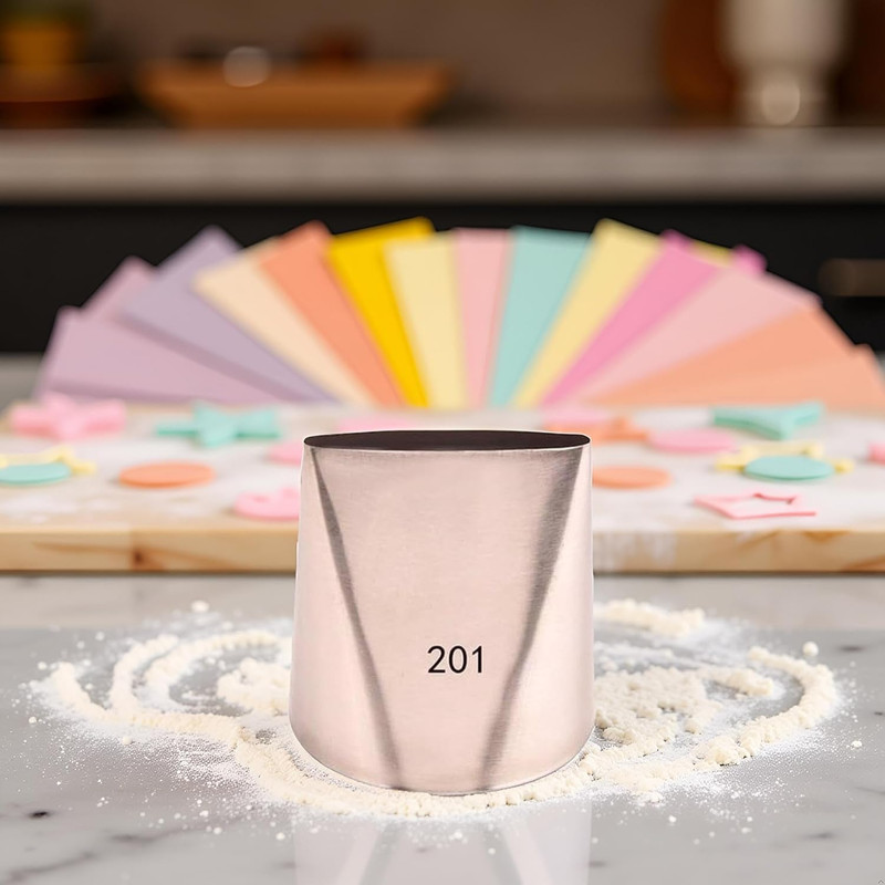 Cake Icer Tips Large Decorating Icing Tips, Crumb Coat Piping Tips for Cake Deco gallery