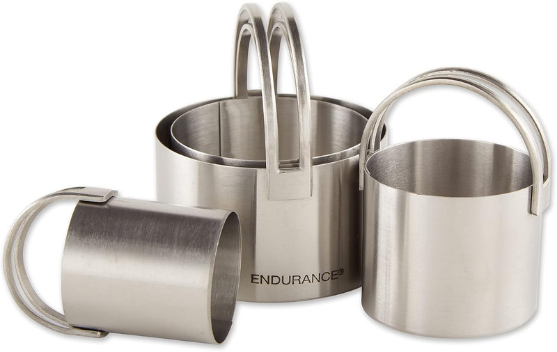 Endurance round Biscuit Cutters - Stainless Steel, Set of 4 | Nest for Easy Stor gallery