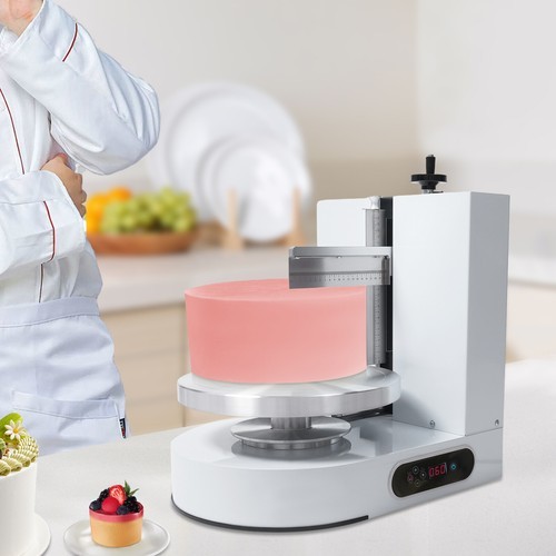 Cake Cream Smooth Coating Spreading Machine Tabletop Cake Decorating Machine gallery