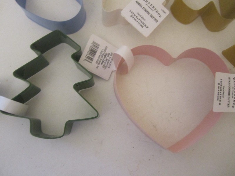 6Pc 2022 Wondershop Target Stainless Steel Christmas Cookie Cutters 2 spaculas gallery