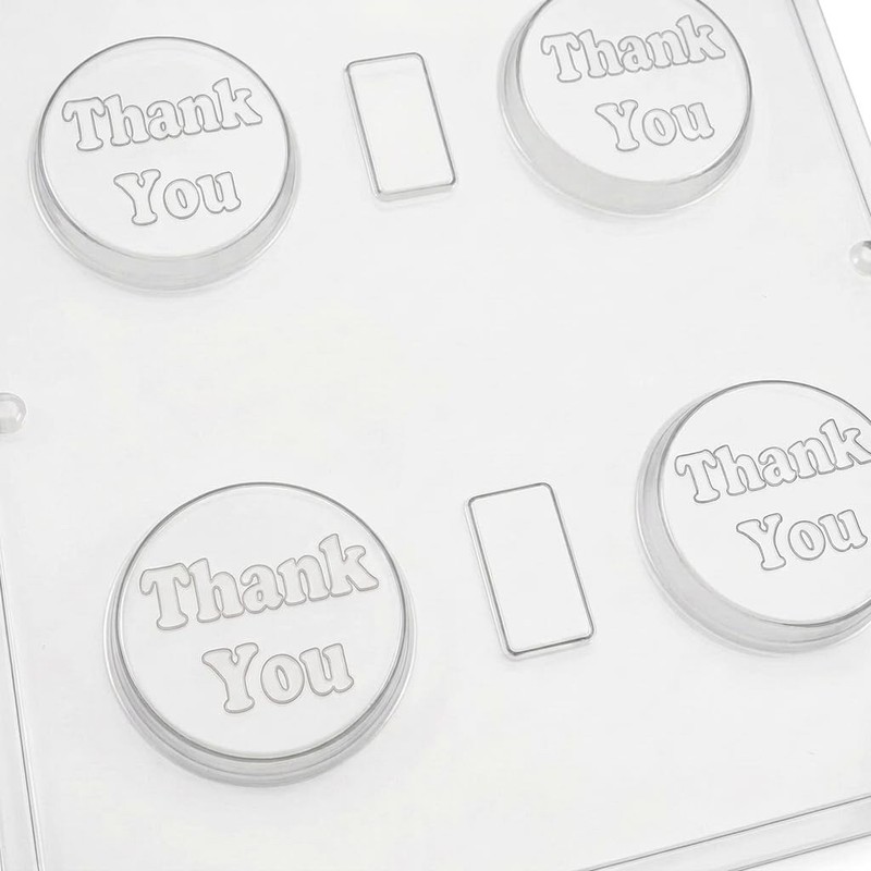Thank You Cookie Sandwich Chocolate Candy Mold 1685 NEW gallery