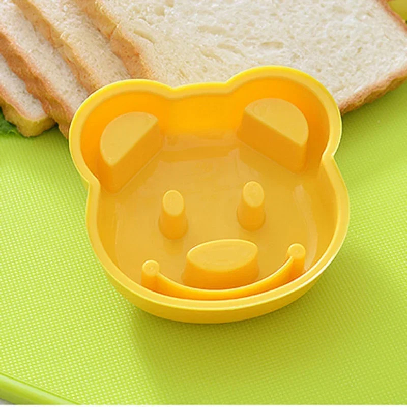 2 moldes para sándwich con forma de oso, gato, conejo, coche, para pan, pastel, gallery