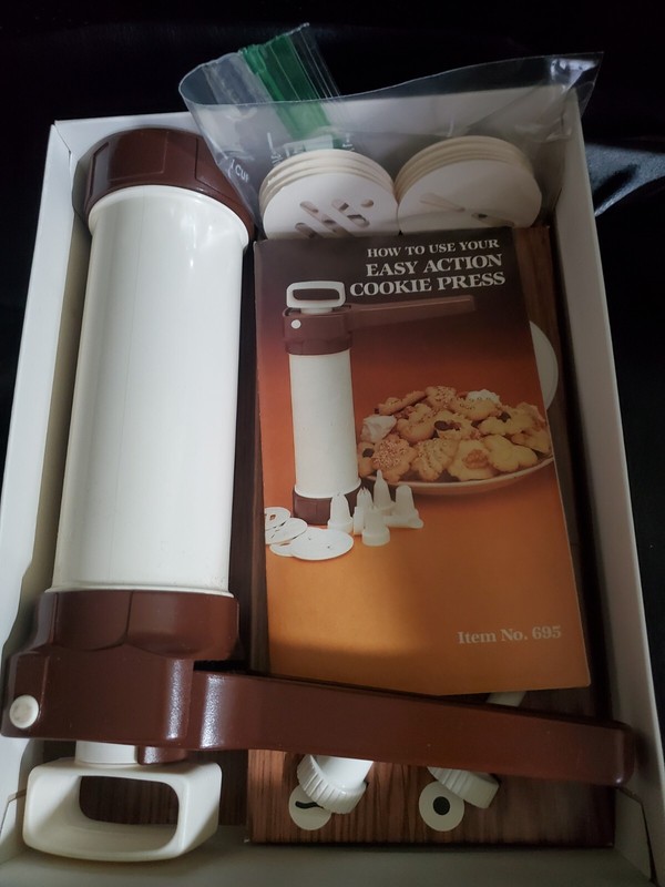 Hutzler-Gerda EASY ACTION COOKIE PRESS & FOOD DECORATOR West Germany 1983 # 695 gallery