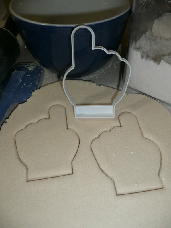 FOAM HAND FINGER NUMBER 1 ONE TEAM SUPPORT SPORTS COOKIE CUTTER USA PR2861 gallery