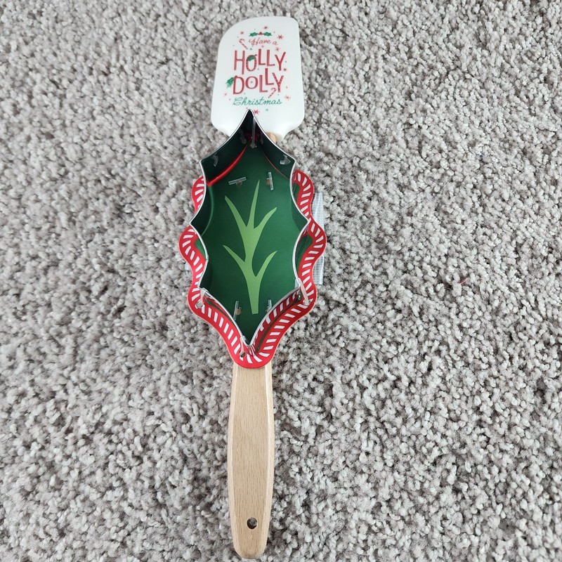 NEW Dolly Parton Dg Christmas Silicone Spatula Cookie Cutter Holly Dolly