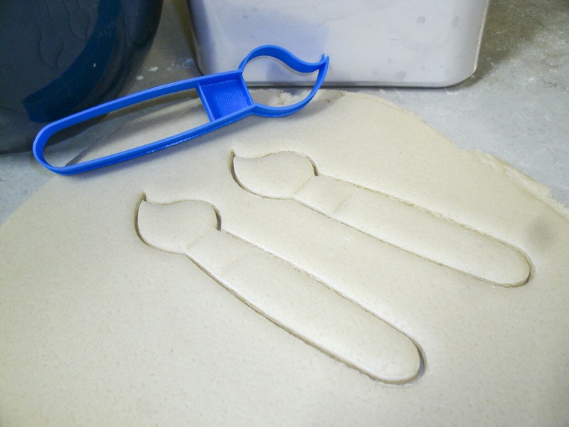 ARTIST BRUSH ART TOOL PAINTING SUPPLIES CREATIVE ACRYLIC COOKIE CUTTER USA PR907 gallery