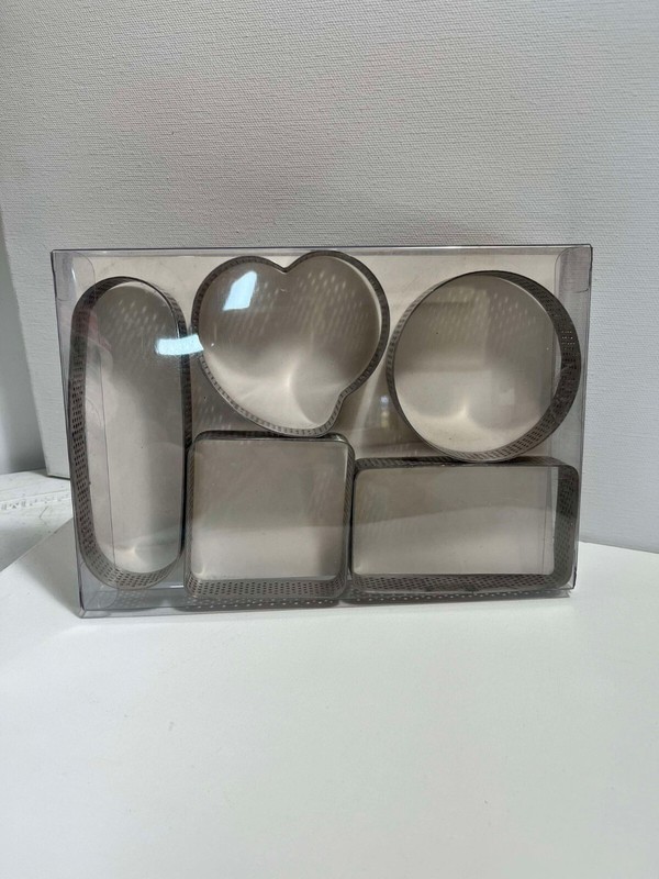 Quality Tart Ring for Baking FANGSUN for Baking Stainless Steel Pastry Ring Mold gallery
