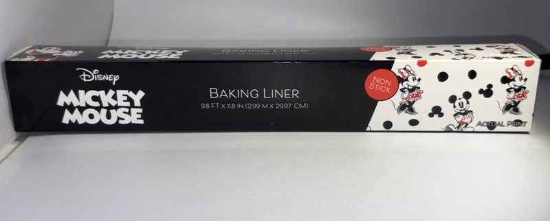 Disney Mickey Mouse Non-Stick Baking Liner Roll 9.8ftx11.8”Microwave/Oven Use gallery