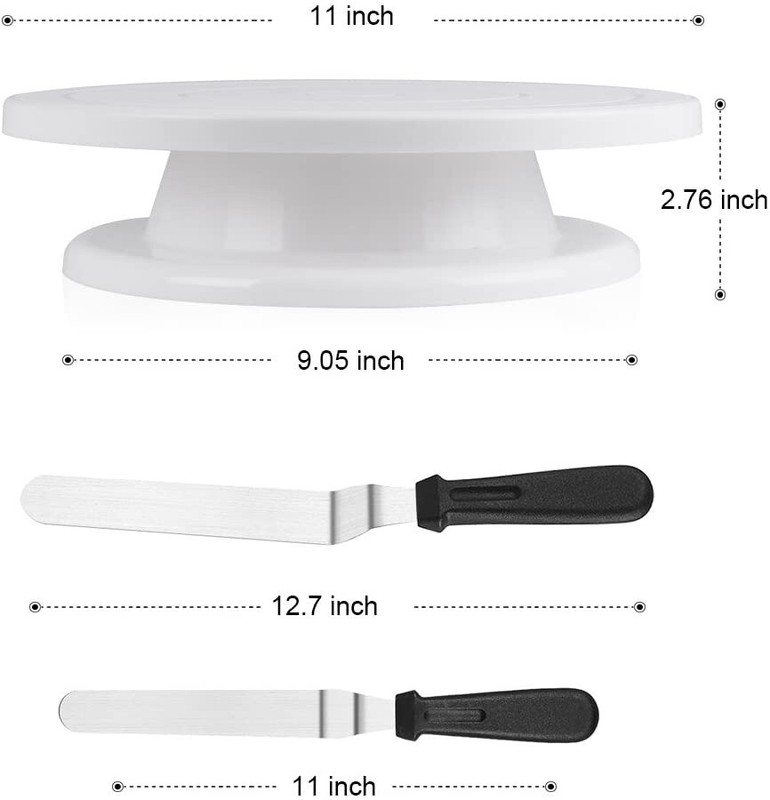 Soporte Para Pasteles Plato Giratorio Para Pastel Rotating Cake Stand Turntable gallery