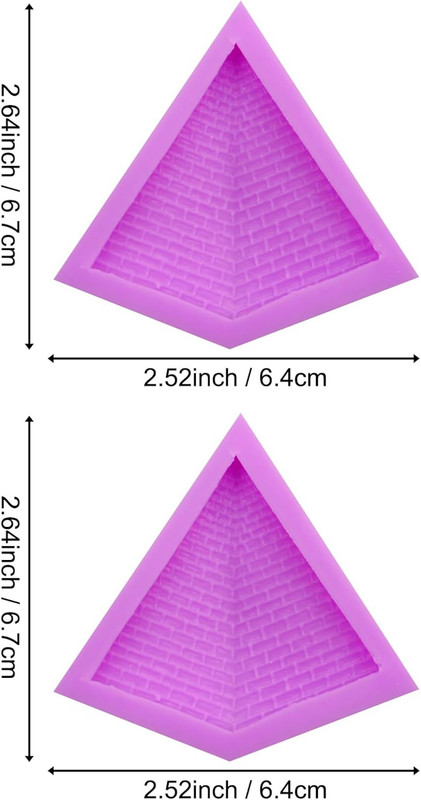 Egyptian Pyramid Silicone Fondant Molds Chocolate Baking Molds for Cake Decorati gallery