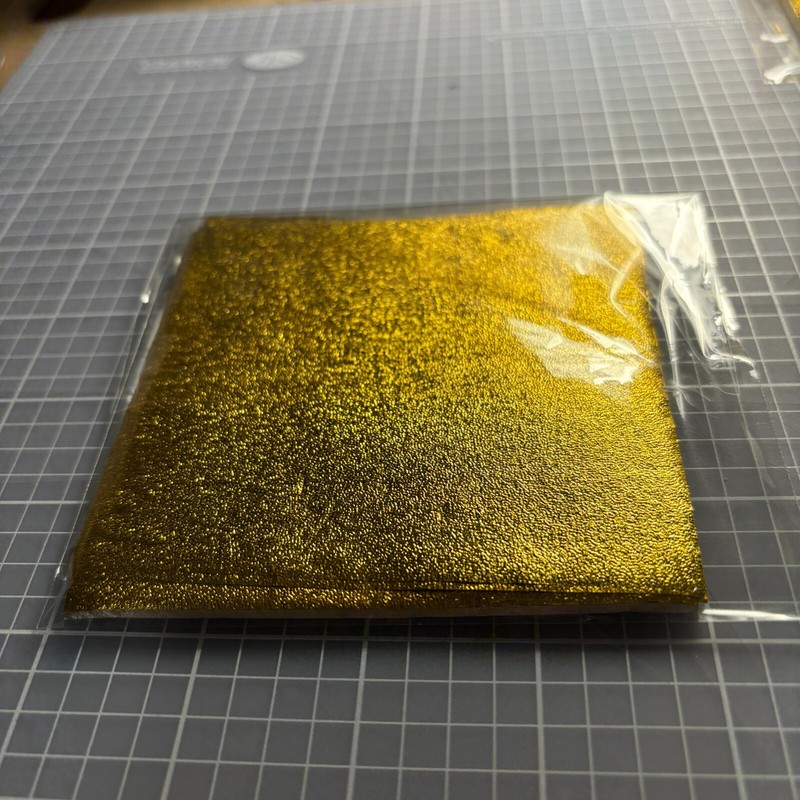 4″ Foil Candy Wrappers, Gold, Textured, !00 ea pkg