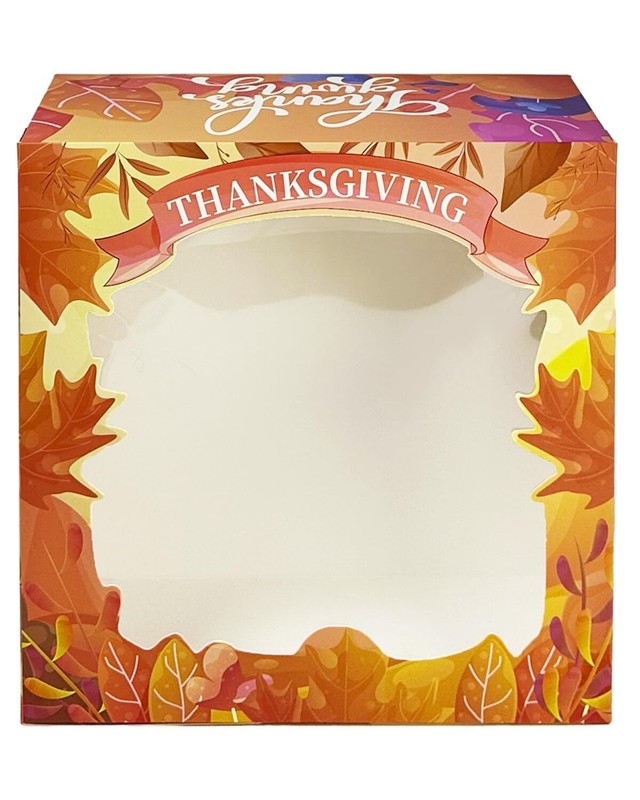 Thanksgiving 36pcs 10x10x5 inches Cake Boxes with Window 18-Packs 10 Inch Bak... gallery
