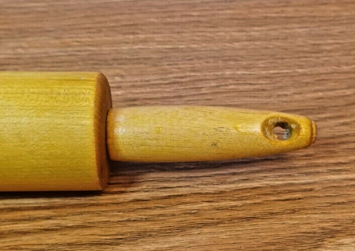 Vintage Wooden Rolling Pin 17.5" Long Overall gallery