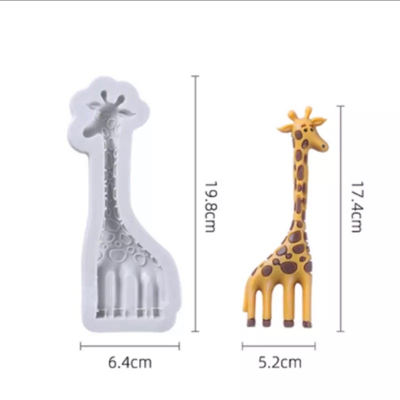 Silicone Mummy n Baby Giraffe Chocolate Sugarcraft Mould DIY Clay Resin gallery