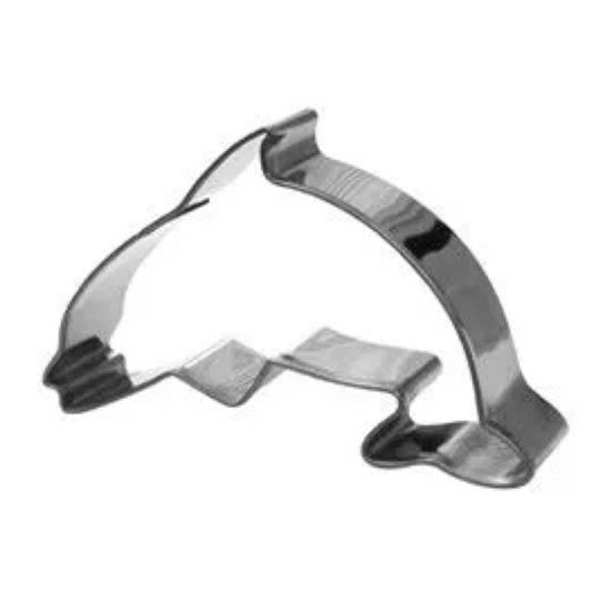 Eddingtons Dolphin Cookie Cutter – Pastry and Biscuit cutter Metal 9 cm