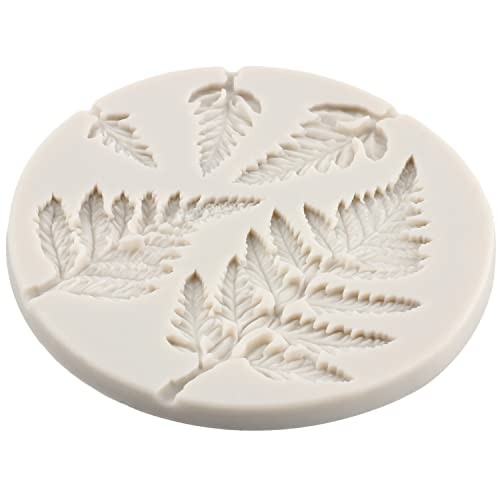 Tree Leaf Silicone Mold Fern Leaves Fondant Molds Fern Mold For Cake Style B gallery