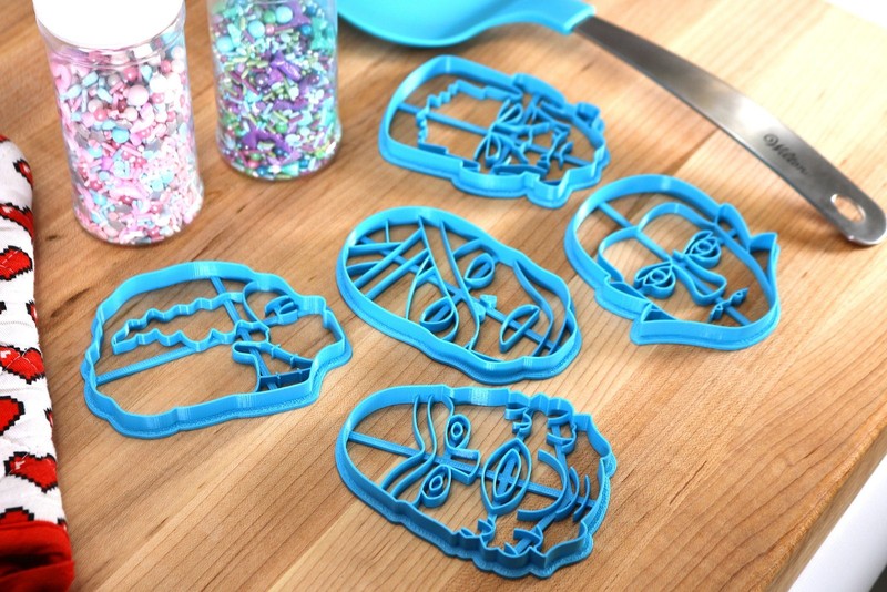 Classic Monster Cookie Cutters - Dracula, The Mummy, Frankensteins Monster, gallery