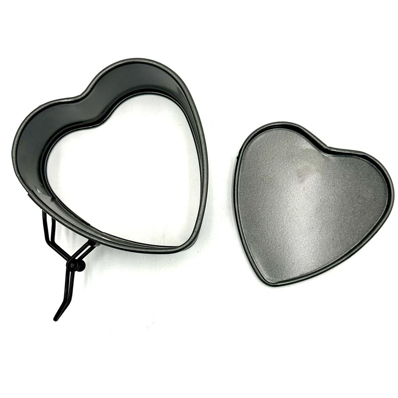 Tin Non-stick Spring Form Loose Heart-Shaped Tray Cake Baking Baking Pan Cake gallery