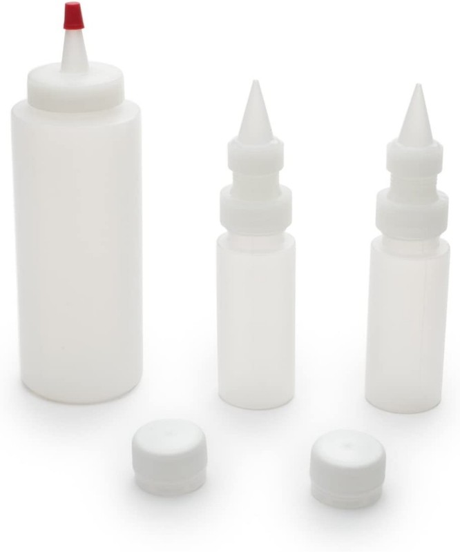 Fox Run Set of 3 Plastic Icing Bottles