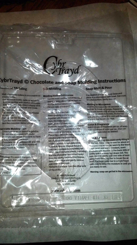 Cybr Trayd Candy Santa Chocolate Mold C185 gallery