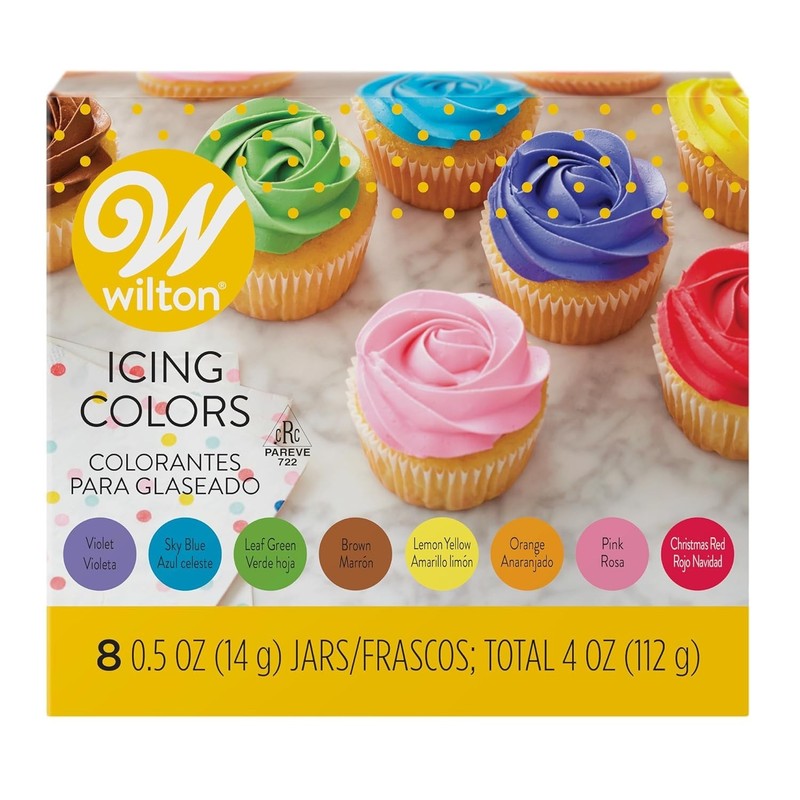 Gel-Based Icing Colors Set - 8 Vibrant Shades gallery