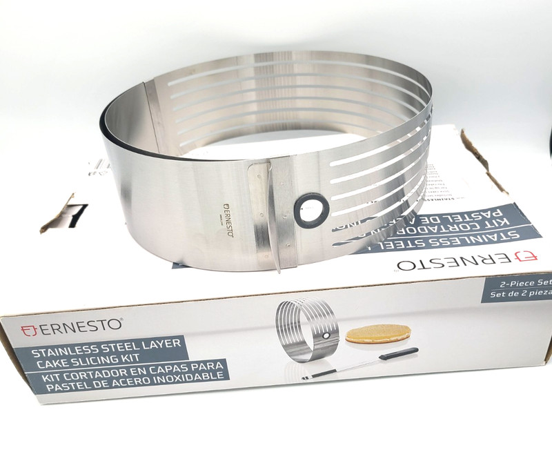 Layer Cake Slicing Kit Stainless Steel 2pc Ernesto gallery